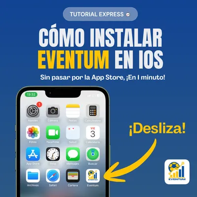Cómo instalar Eventum en tu iPhone (iOS) en 1 minuto