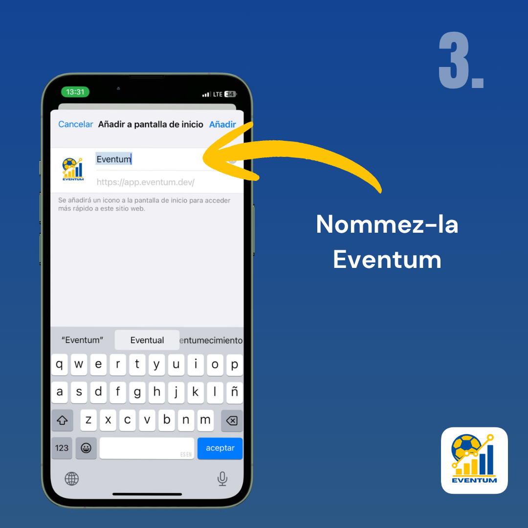Ajouter à l'écran d'accueil